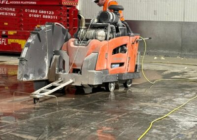 concrete grinding proj 1, Concrete Cutting