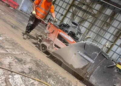concrete grinding proj 9, Concrete Cutting